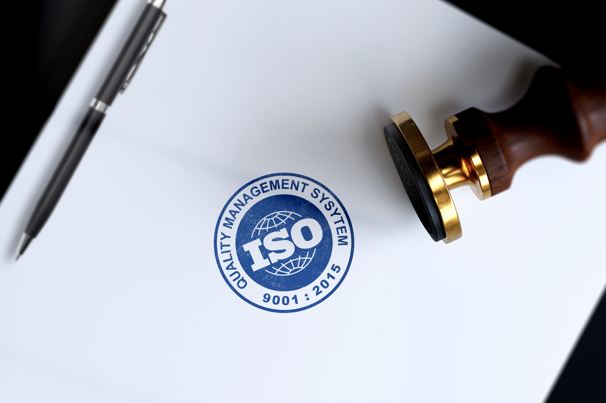 ISO certification stamp